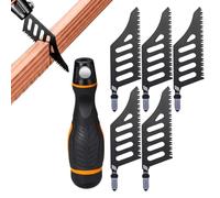 Scie Sauteuse Pour Le Bois,Design Irrégulier en Acier Haut Carbone | Scie Sauteuse À Coupe Affleurante Pour Bois Tendre | Pour Tendre Panneau De Fibres Contreplaqué Garage Atelier Artisanat Meubl