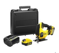 Stanley SFMCS600M2K-QW FatMax V20 Scie sauteuse (18V/2x4,0Ah), coffret