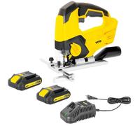Scie sauteuse sans fil 20V + 2 Batteries Lithium 4.0 Ah + Chargeur rapide VITO