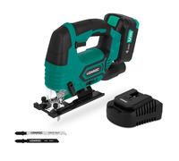 Scie sauteuse sans fil 20V | avec batterie 4.0Ah et chargeur rapide