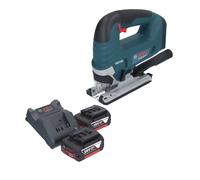 Scie sauteuse sans fil Bosch GST 18V-125 B Professional 18 V 125 mm Brushless + 2 batteries 5,0 Ah + chargeur