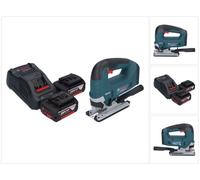 Scie sauteuse sans fil Bosch GST 18V-125 B Professional 18 V 125 mm Brushless + 2 batteries 5,0 Ah + chargeur
