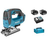 Scie Sauteuse Sans-fil Makita DJV142RTJ - 14,4V Li-ion - 2 Batteries 5,0 Ah - MAKPAC - Poignée En D - Variable - Brushless