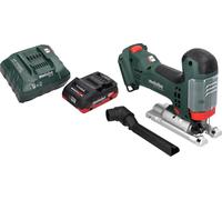 Scie sauteuse sans fil Metabo STA 18 LTX 100 18 V 100 mm Brushless + 1 batterie LiHD 4,0 Ah + chargeur