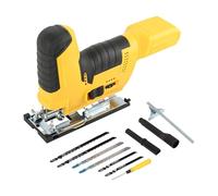 Scie sauteuse sans fil pour batterie Dewalt 20 V Max, outil de coupe de scie sauteuse sans balais, 2 800 tr/min, coupes biseautées à 45 ° avec lames de scie sauteuse pour coupe droite/courbée