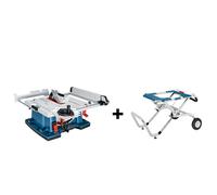 Scie sur table Ø254 mm GTS 10 XC + Piétement roulant GTA 60 W BOSCH