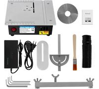 Scie sur table DIY, Mini Scie à Table Réglable 7 Vitesses 96W Scie à Table Multifonctionnelle pour la Fabrication de Modèles