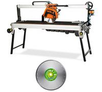 Scie sur table GS350A-XL à pont très grande longueur + 1 disque SG08 Ø 350 mm - GOLZ - 02893505100+SG08350