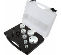 Scie trépan bi-métal 8% cobalt de 19 à 68mm- spécial plombier - coffret de 9 pièces - DIAGER - 55574