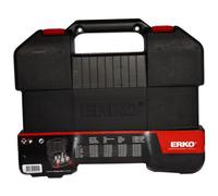 Scie trepan bimetal erko en coffret 8 trepans de 22 à 67 mmet 2 arbres