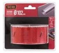 Scie trépan HSS bi métal ° 102 mm profondeur 35 mm bois métaux plastique SCID