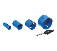 Scie trépan HSS bi-métal de 22 à 68mm - lot de 4 pcs