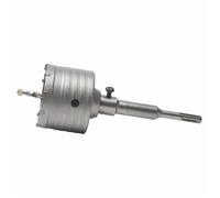 WERKA PRO Scie Trépan SDS+ Ø 80 mm - Carbure de Tungstène - Long. 160 mm - Système SDS+ - Filetage M22 - Outil de Bricolage Robuste pour Travaux de Maçonnerie