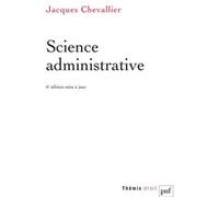 Science administrative Jacques Chevallier (Auteur)