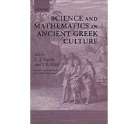 Science And Mathematics In Ancient Greek Culture