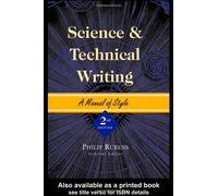 Science And Technical Writing