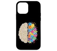 Science Art Cerveau Pensée Gauche et Droite Neuroscience Esprit Coque pour iPhone 12 Mini