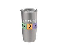 Science Bruh Tableau périodique drôle des éléments Science Gobelet isotherme en acier inoxydable double paroi