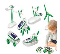 Science Building Kit 21 Piece Solar - Powered Assembly DIY Developmental