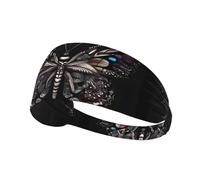 Science Butterfly Bandeau de sport élastique doux doux doux pour la peau Absorbant la transpiration Respirant pour une variété de sports de plein air