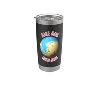 Science Cartographie Terraforming Noir Bleu Rouge Mars Gobelet isotherme en acier inoxydable double paroi