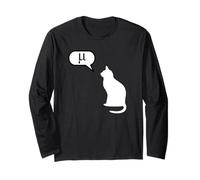 Science Cat - Chat mathématique, statistique, Chat Biologique, Chaton Manche Longue