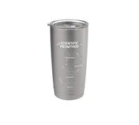 Science Cat Méthode scientifique Expérience Laboratoire Enseignant Étudiant Gobelet isotherme en acier inoxydable double paroi