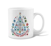 Science Chimie Tasse à café en céramique 325 ml | Thème scientifique, gobelet, esprit de vacances, humour professionnel, esthétique hivernale, décoration de laboratoire