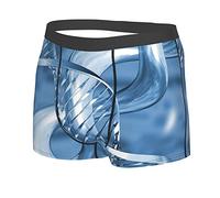 Science De La Chimie De l'anneau D'Adn Homme sous-Vêtements Classique Caleçon De Sport Mode Caleçons Doux Boxer Caleçons M
