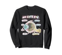 Science de la Vision Humaine - Anatomie des Yeux Mignons - Graphique Nerd Sweatshirt