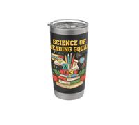 Science de l'alphabétisation de la lecture Squad Cool Phonics Decoding Gobelet isotherme en acier inoxydable double paroi