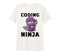 Science des données Data Scientist Codage Ninja Mignon T-Shirt Haut de Gamme
