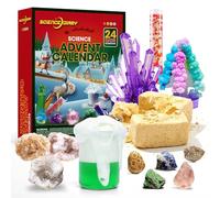 SCIENCE DIARY Calendrier de l'Avent 2024 pour enfants avec 24 boîtes d'expériences et cristaux, cadeaux STEM pour garçons et filles à partir de 8 à 14 ans