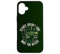 Science Doesn't Care What You Believe Design Vieilli Coque pour iPhone 16 Plus
