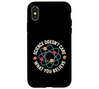 Science Doesn't Care What You Believe Funny Physics Atom Coque pour iPhone X/XS