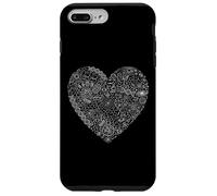 Science Doodle Heart Physique Chimie Espace Biologie Art Coque pour iPhone 7 Plus/8 Plus