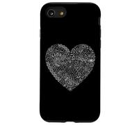 Science Doodle Heart Physique Chimie Espace Biologie Art Coque pour iPhone SE (2020) / 7/8
