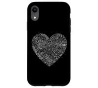 Science Doodle Heart Physique Chimie Espace Biologie Art Coque pour iPhone XR