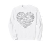 Science Doodle Physique du cœur Chimie Biologie Sweatshirt