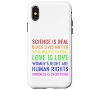 Science Droits de l'homme Amour Bonté Colorée Génial Fierté Coque pour iPhone X/XS