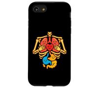 Science drôle d'anatomie Humaine colorée Coque pour iPhone SE (2020) / 7/8