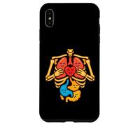 Science drôle d'anatomie Humaine colorée Coque pour iPhone XS Max