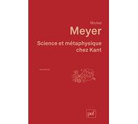 Science et métaphysique chez Kant