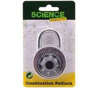 Science Explorer cadenas à combinaison 13 x 8 cm gris métal Gris G