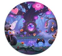 Science Fiction 1000 Piece Jigsaw Puzzle for Adults Family Challenge Toys Stress Relief Puzzle Exercise The Memory of The Brain for Adults and Kids, Age 12 Years Up 1000pcs (67.5x67.5cm)