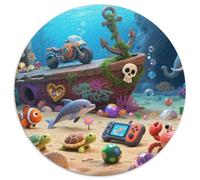 Science Fiction 1000 Pieces Jigsaw Puzzles for Adults Challenging Game Stress Relieving Entertainment Cultivate The Spirit of Teamwork for Men, Women, Elders, Seniors 1000pcs (67.5x67.5cm)