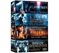 Science Fiction - Coffret 4 Films : Atlantis Down + Alien Armageddon + Fireball + Space Destructors - Pack