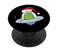 Science Fiction de Noël OVNI PopSockets PopGrip Adhésif