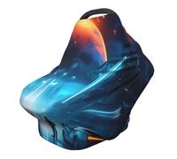 Science Fiction Future Housse de chaise de poussette polyvalente entièrement imprimée spécialement conçue pour votre bébé