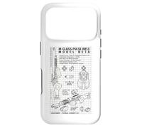 Science-Fiction Pistolet Laser Fusil à Impulsion drôle Sci FI Blueprint Coque pour iPhone 17 Pro